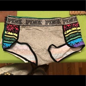 Pink boy shorts M size